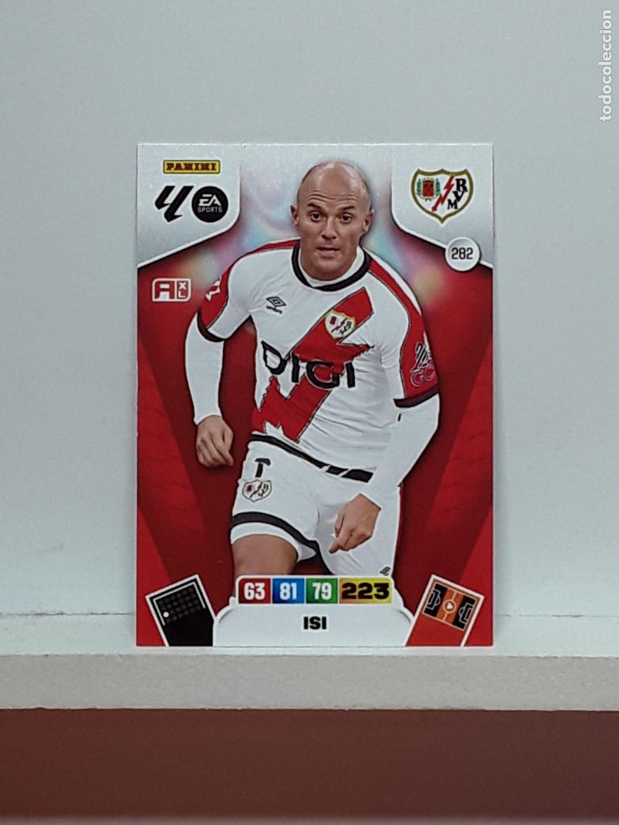 Coleccionismo cromos antiguos: ADRENALYN 2025 2026 25 26 ALBUM PANINI LIGA N 282 RAYO VALLECANO ISI
