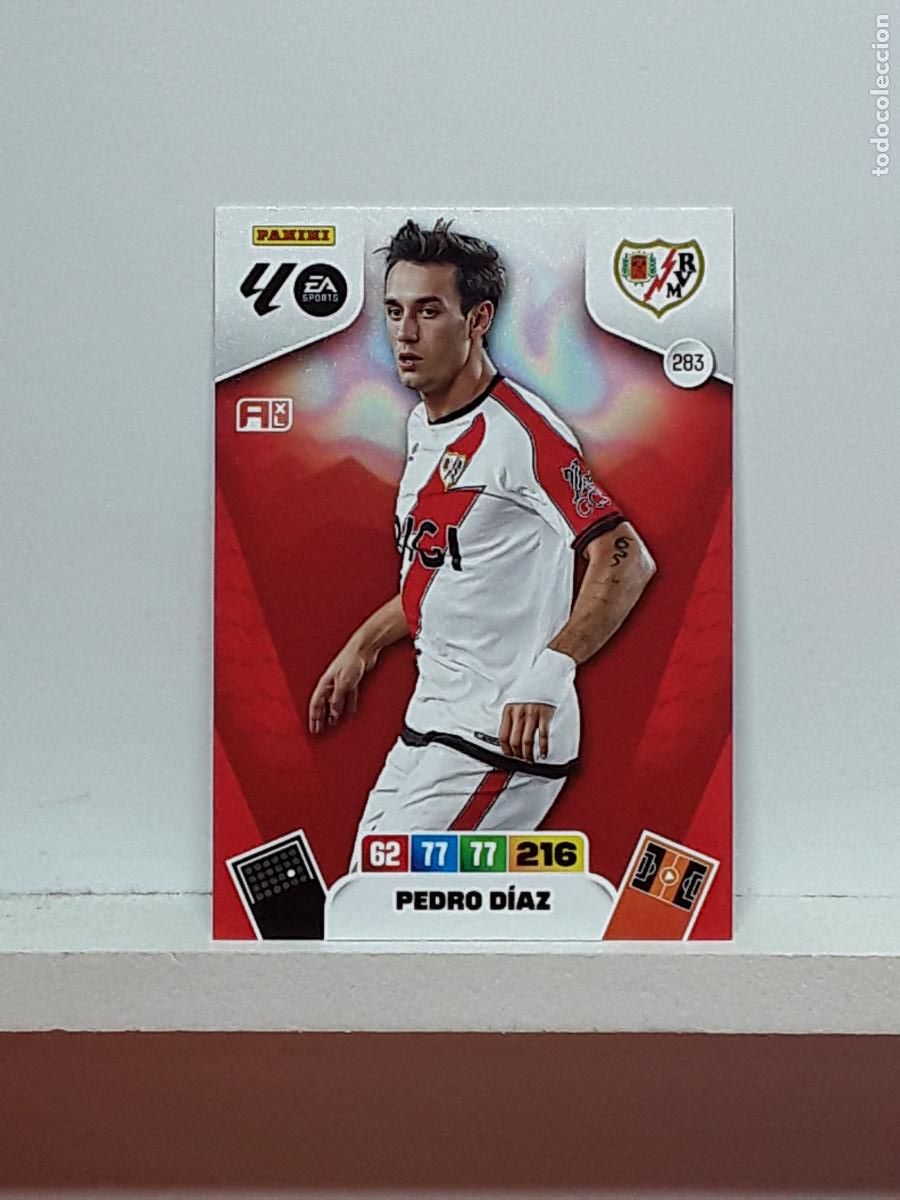 Coleccionismo cromos antiguos: ADRENALYN 2025 2026 25 26 ALBUM PANINI LIGA N 283 RAYO VALLECANO PEDRO DIAZ