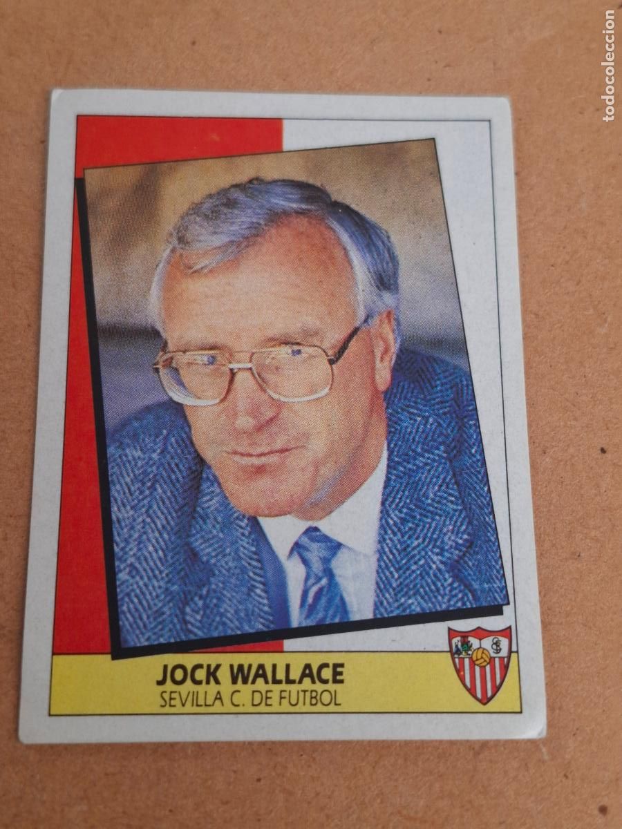 Coleccionismo cromos antiguos: ESTE 87 88 1987 1988 - JOCK WALLACE ( COLOCA ) - SEVILLA FC ( NUNCA PEGADO ) CA
