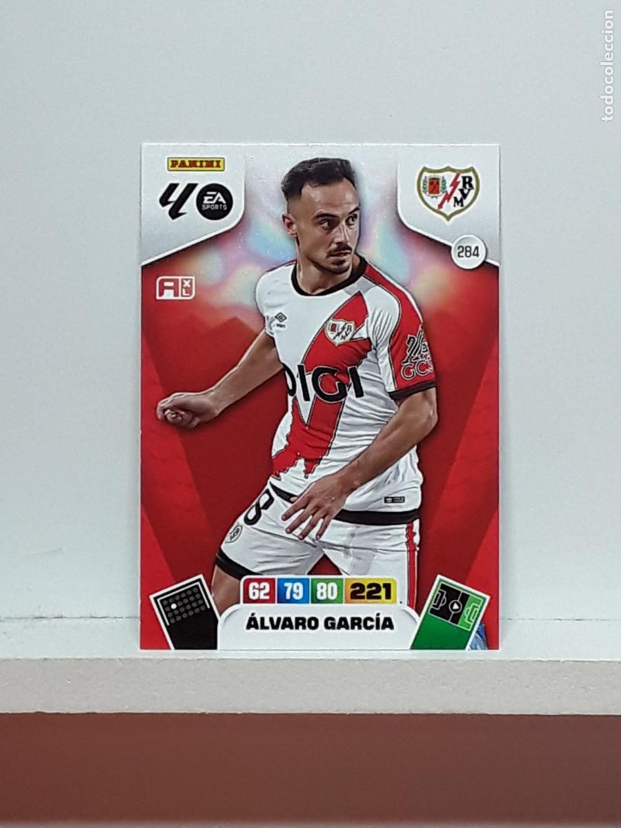 Coleccionismo cromos antiguos: ADRENALYN 2025 2026 25 26 ALBUM PANINI LIGA N 284 RAYO VALLECANO ALVARO GARCIA