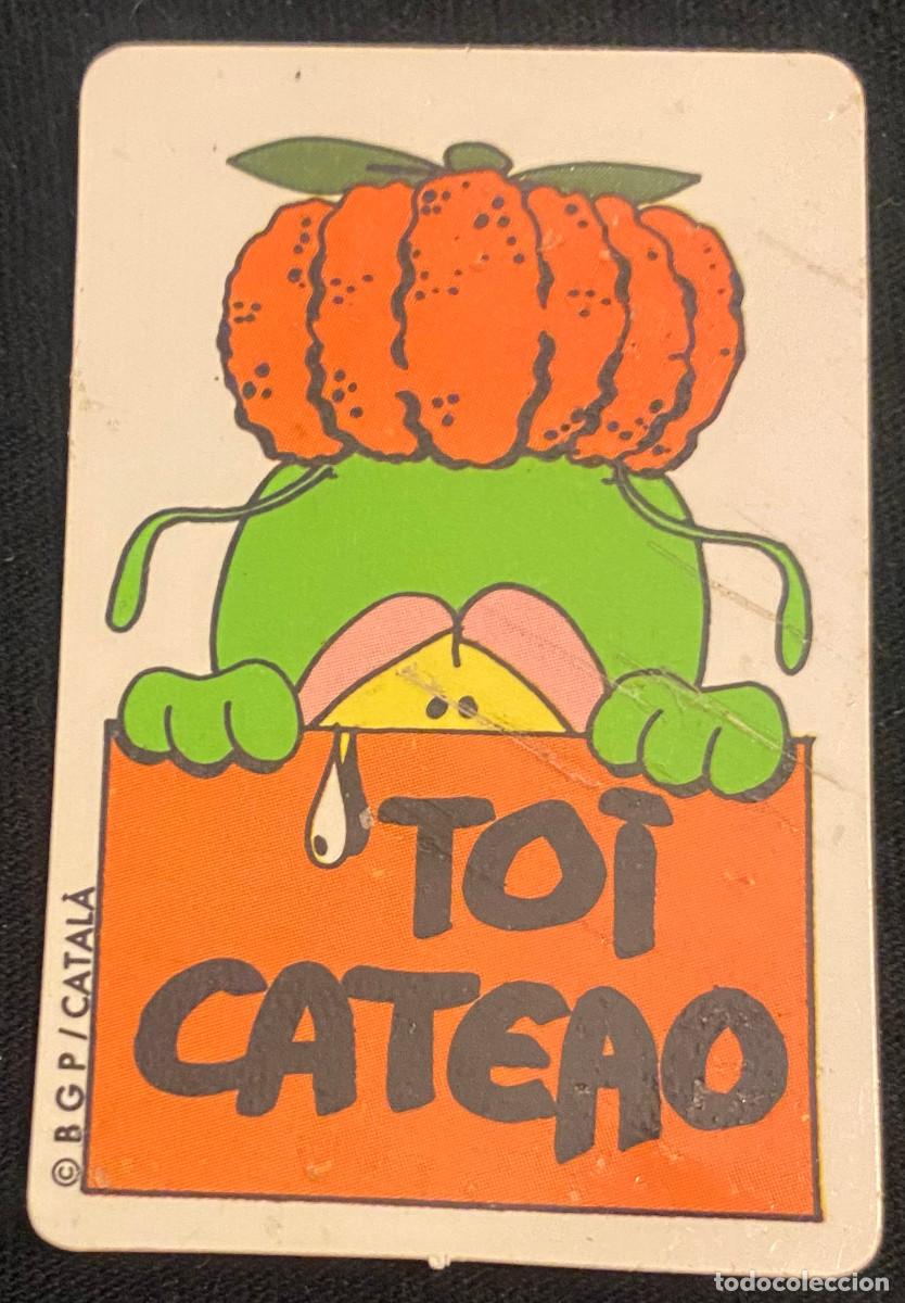 Coleccionismo cromos antiguos: Cromo 'Toi Cateao'. Colecci&oacute;n Tois de Bollycao. Vintage, a&ntilde;os 80. Primera edici&oacute;n. Estado aceptable.