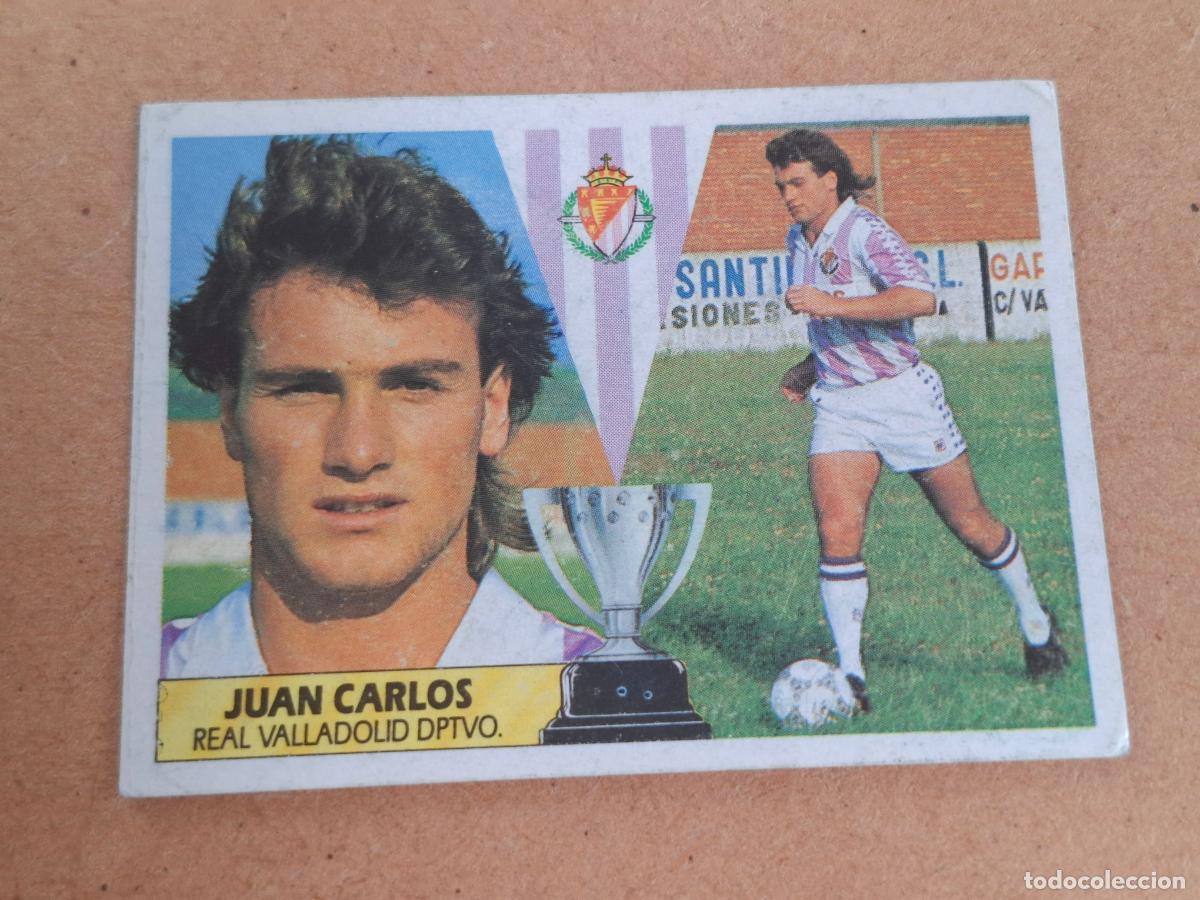Coleccionismo cromos antiguos: ESTE 87 88 1987 1988 - JUAN CARLOS ( BAJA ) - REAL VALLADOLID ( NUNCA PEGADO ) CA