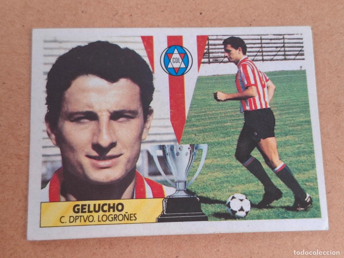 Coleccionismo cromos antiguos: ESTE 87 88 1987 1988 - FICHAJE 16 GELUCHO - C.D. LOGRO&Ntilde;&Eacute;S ( NUNCA PEGADO ) CA