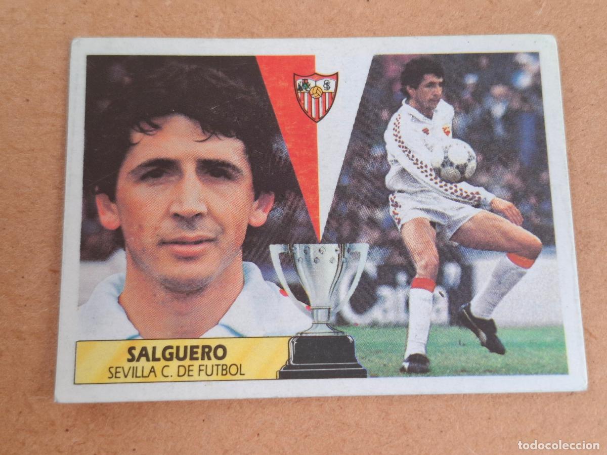 Coleccionismo cromos antiguos: ESTE 87 88 1987 1988 - FICHAJE 26 SALGUERO - SEVILLA FC ( NUNCA PEGADO ) CA