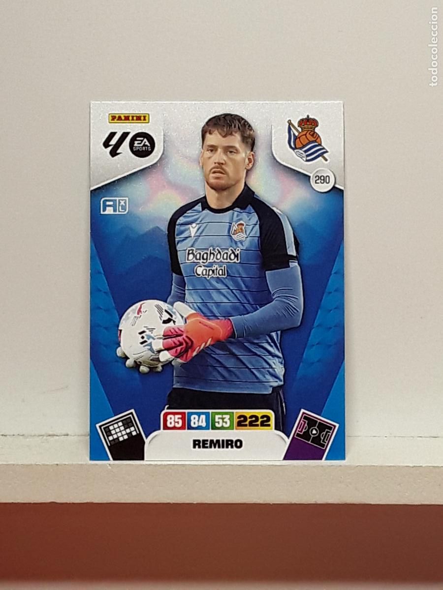 Coleccionismo cromos antiguos: ADRENALYN 2025 2026 25 26 ALBUM PANINI LIGA N 290 REAL SOCIEDAD REMIRO