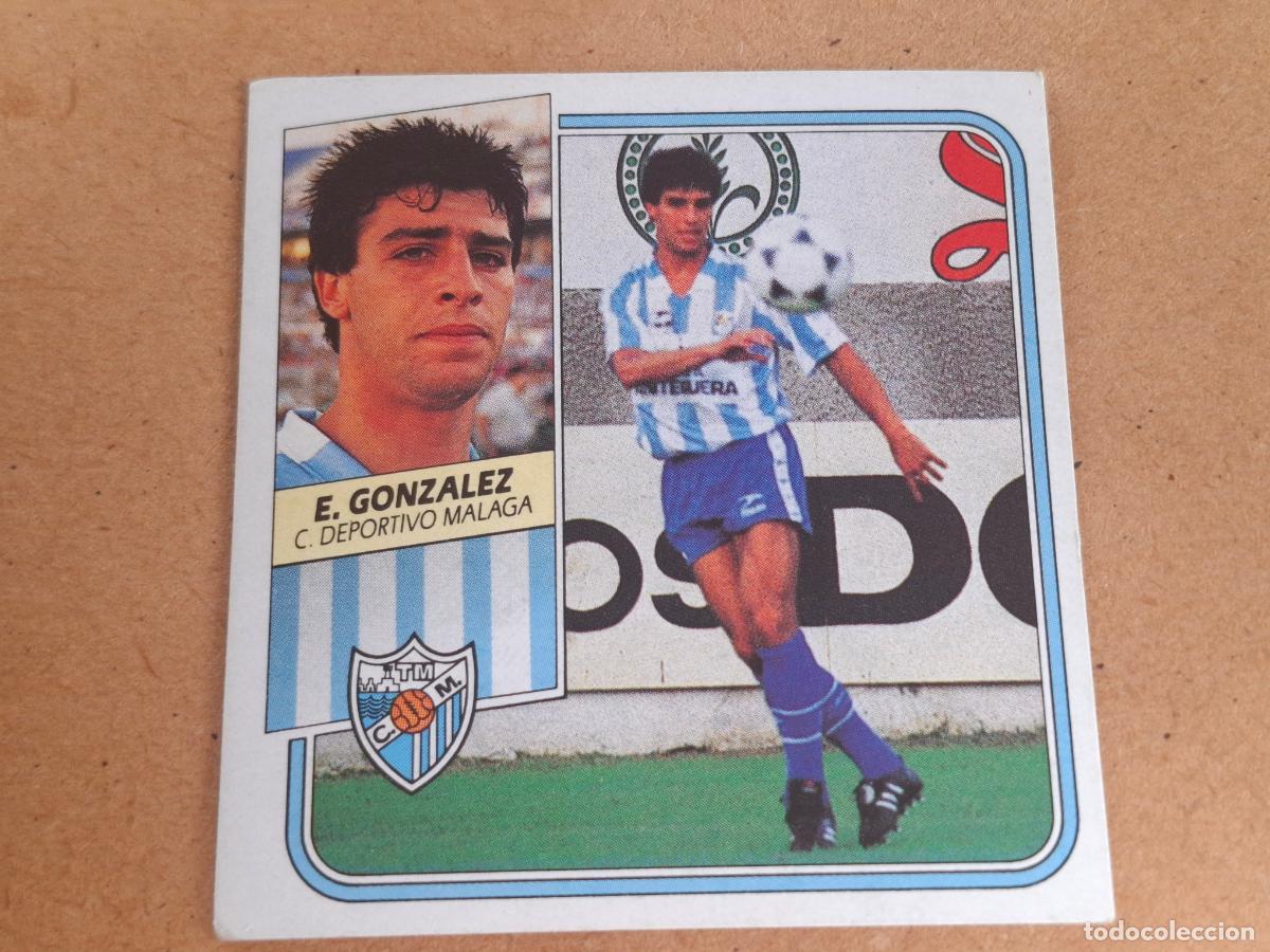 Coleccionismo cromos antiguos: ESTE 89 90 1989 1990 - ESTEBAN GONZ&Aacute;LEZ ( COLOCA ) - C.D. M&Aacute;LAGA ( NUNCA PEGADO ) CA