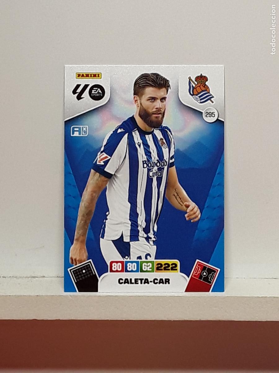 Coleccionismo cromos antiguos: ADRENALYN 2025 2026 25 26 ALBUM PANINI LIGA N 295 REAL SOCIEDAD CALETA-CAR