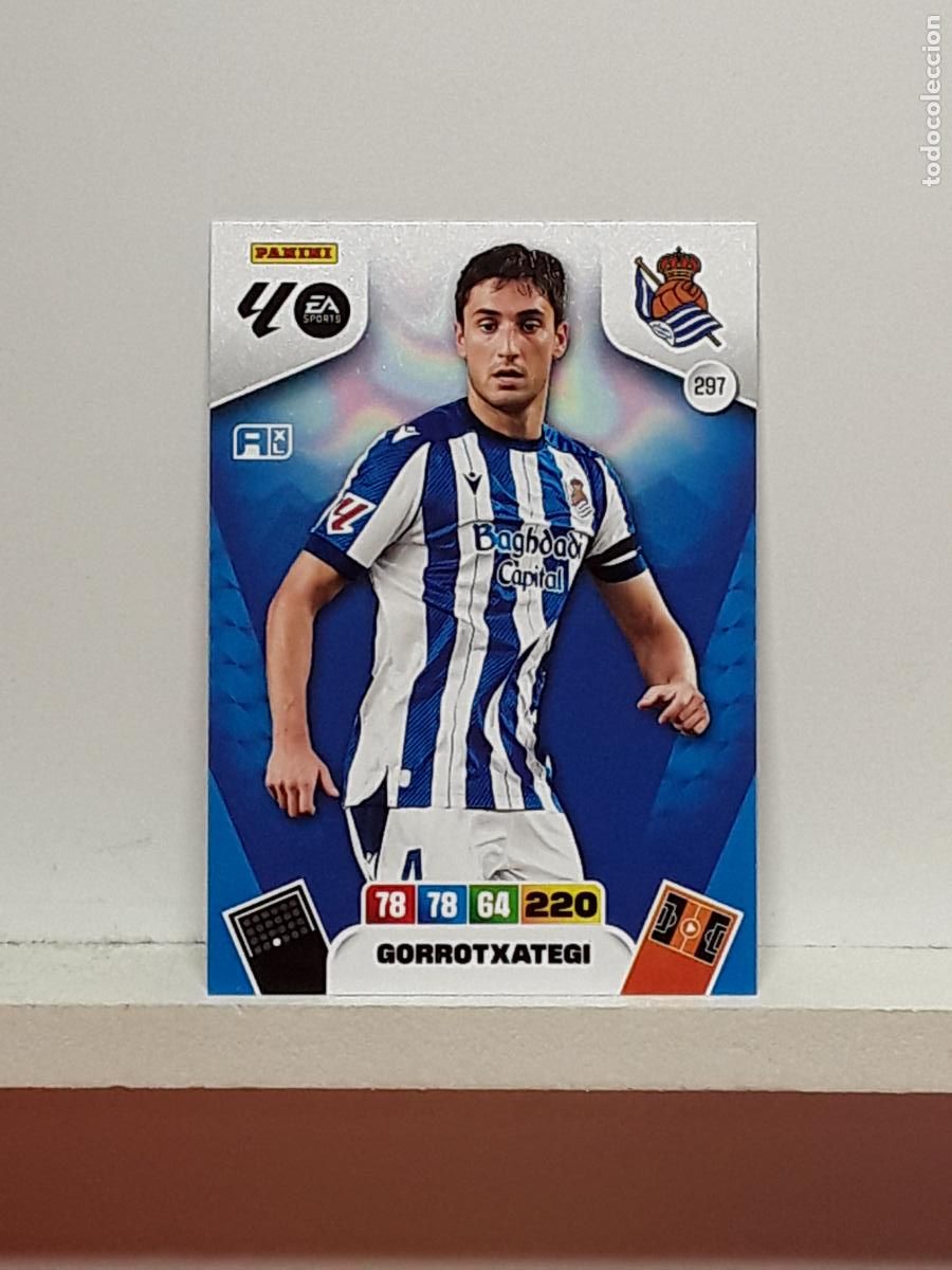 Coleccionismo cromos antiguos: ADRENALYN 2025 2026 25 26 ALBUM PANINI LIGA N 297 REAL SOCIEDAD GORROTXATEGI