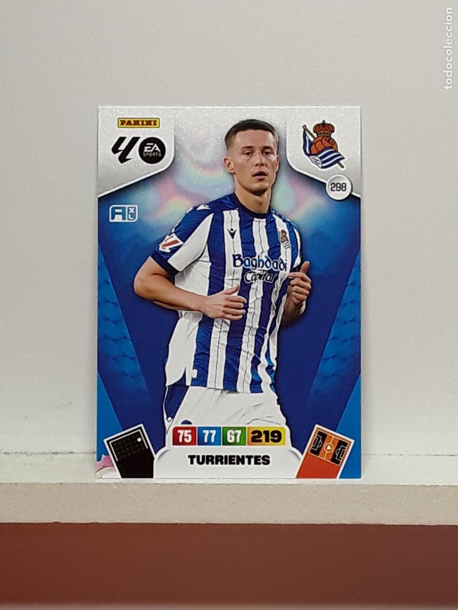 Coleccionismo cromos antiguos: ADRENALYN 2025 2026 25 26 ALBUM PANINI LIGA N 298 REAL SOCIEDAD TURRIENTES