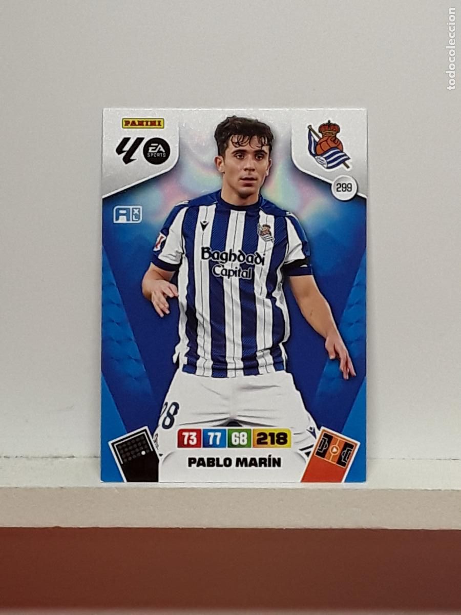 Coleccionismo cromos antiguos: ADRENALYN 2025 2026 25 26 ALBUM PANINI LIGA N 299 REAL SOCIEDAD PABLO MARIN