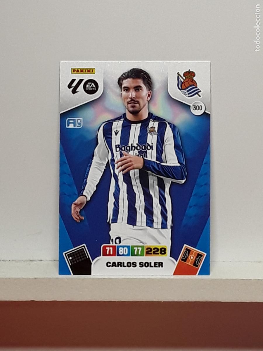 Coleccionismo cromos antiguos: ADRENALYN 2025 2026 25 26 ALBUM PANINI LIGA N 300 REAL SOCIEDAD CARLOS SOLER