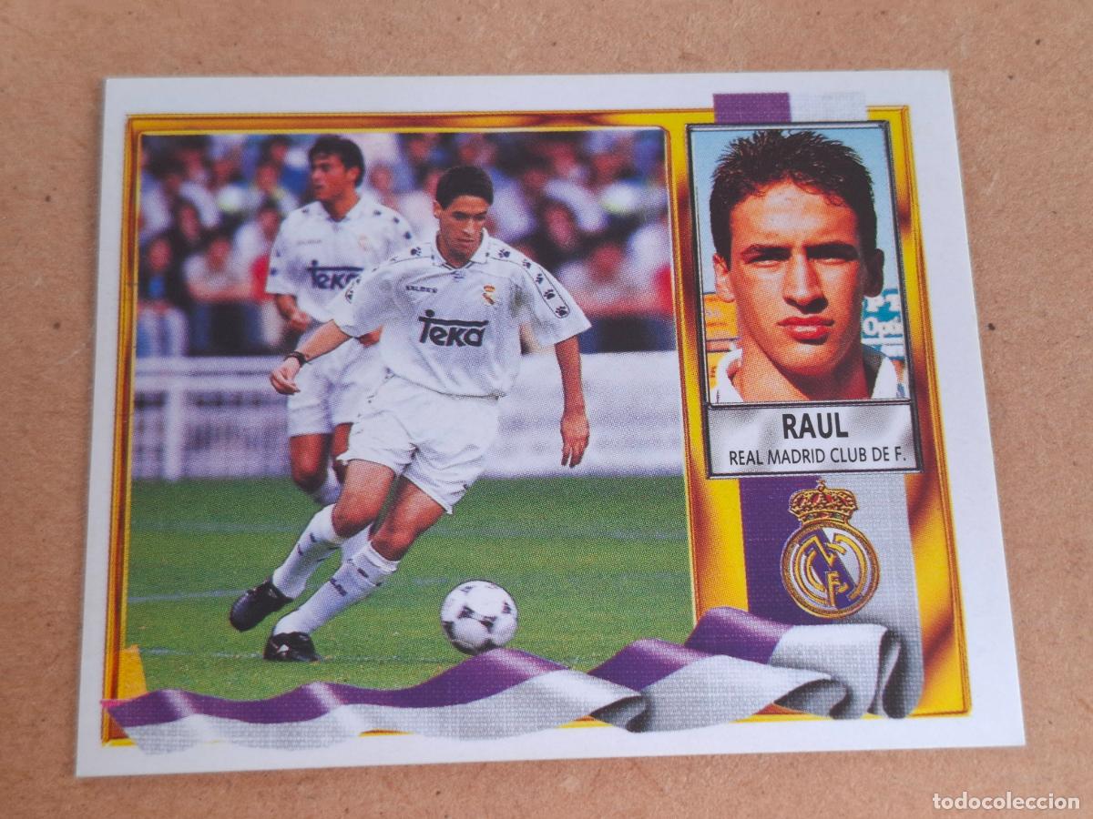 Coleccionismo cromos antiguos: ESTE 95 96 1995 1996 - RA&Uacute;L - REAL MADRID ( NUNCA PEGADO ) CA