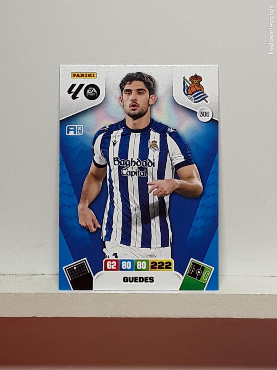 Coleccionismo cromos antiguos: ADRENALYN 2025 2026 25 26 ALBUM PANINI LIGA N 306 REAL SOCIEDAD GUEDES