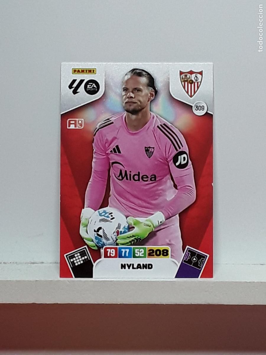 Coleccionismo cromos antiguos: ADRENALYN 2025 2026 25 26 ALBUM PANINI LIGA N 309 SEVILLA NYLAND