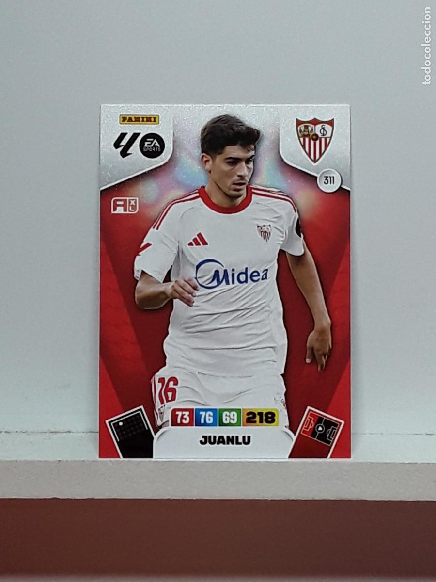 Coleccionismo cromos antiguos: ADRENALYN 2025 2026 25 26 ALBUM PANINI LIGA N 311 SEVILLA JUANLU