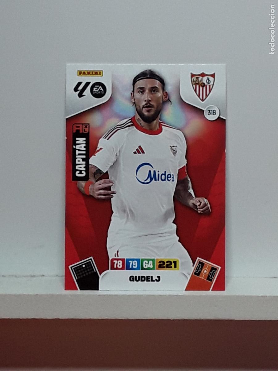 Coleccionismo cromos antiguos: ADRENALYN 2025 2026 25 26 ALBUM PANINI LIGA N 316 SEVILLA GUDELJ