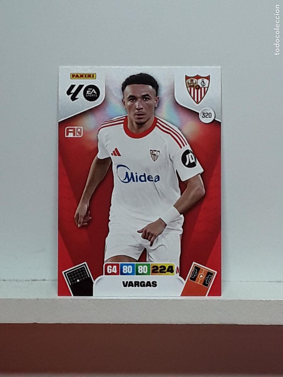 Coleccionismo cromos antiguos: ADRENALYN 2025 2026 25 26 ALBUM PANINI LIGA N 320 SEVILLA VARGAS