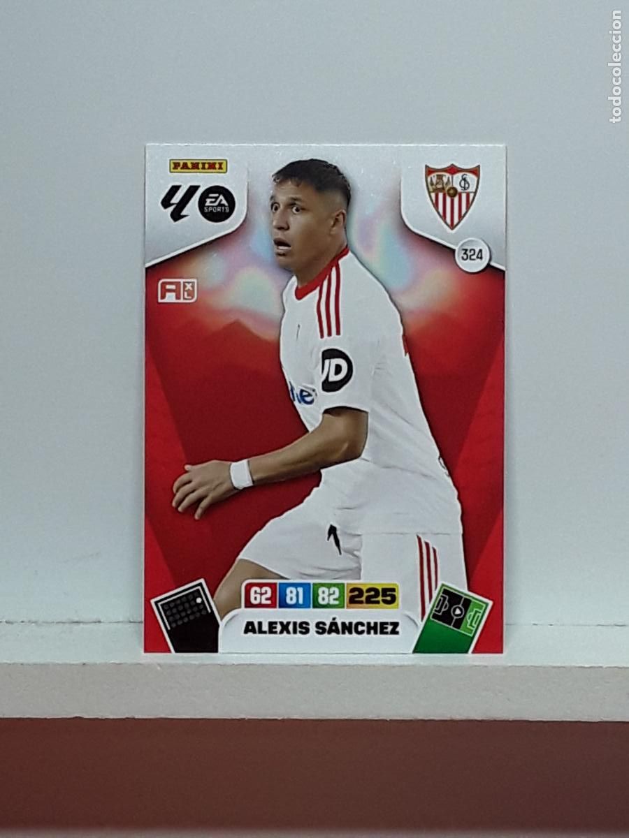 Coleccionismo cromos antiguos: ADRENALYN 2025 2026 25 26 ALBUM PANINI LIGA N 324 SEVILLA ALEXIS SANCHEZ