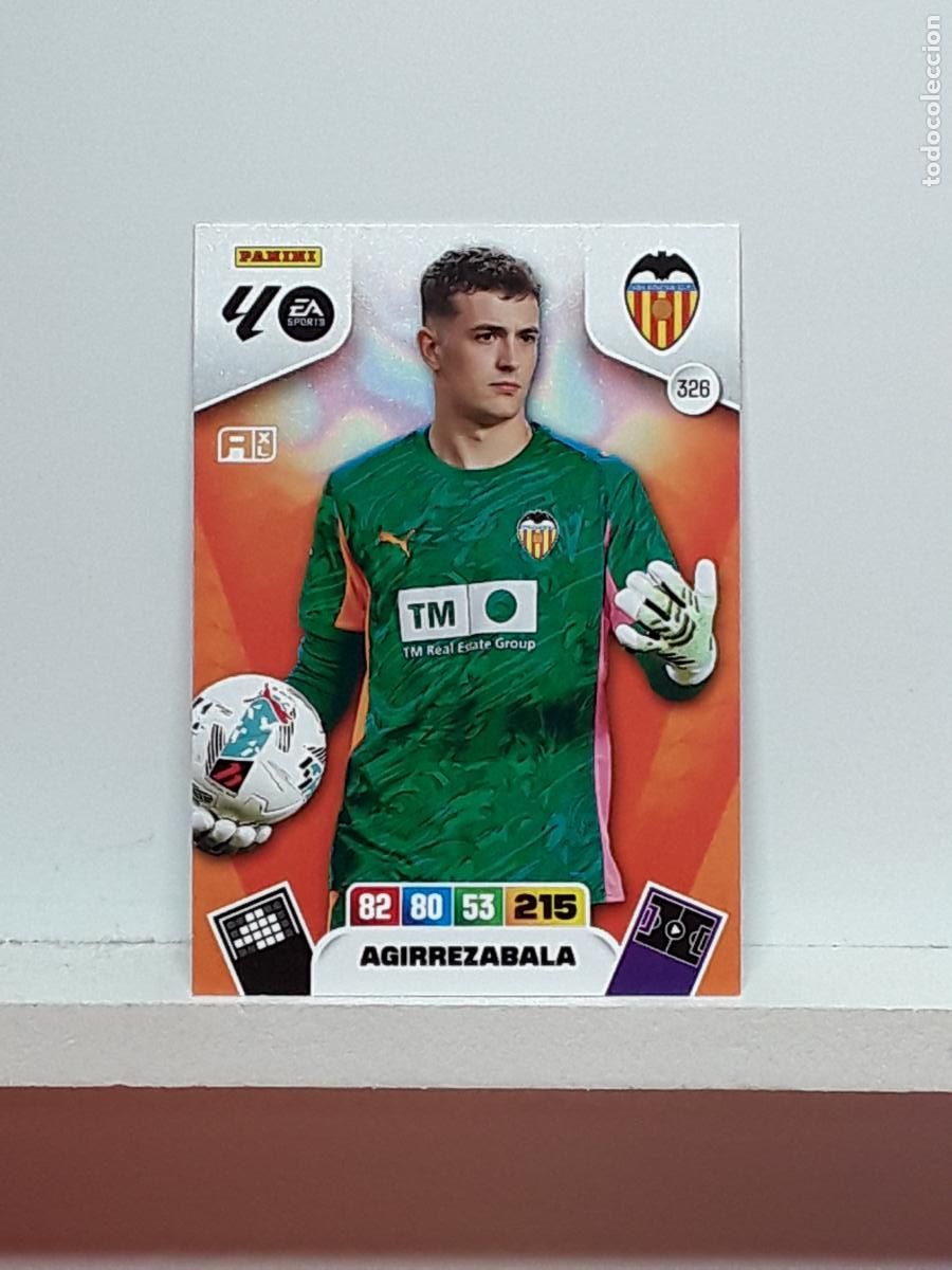Coleccionismo cromos antiguos: ADRENALYN 2025 2026 25 26 ALBUM PANINI LIGA N 326 VALENCIA AGIRREZABALA