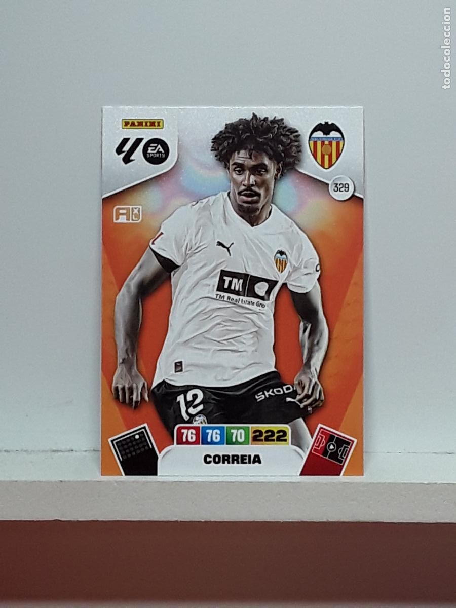 Coleccionismo cromos antiguos: ADRENALYN 2025 2026 25 26 ALBUM PANINI LIGA N 329 VALENCIA CORREIA