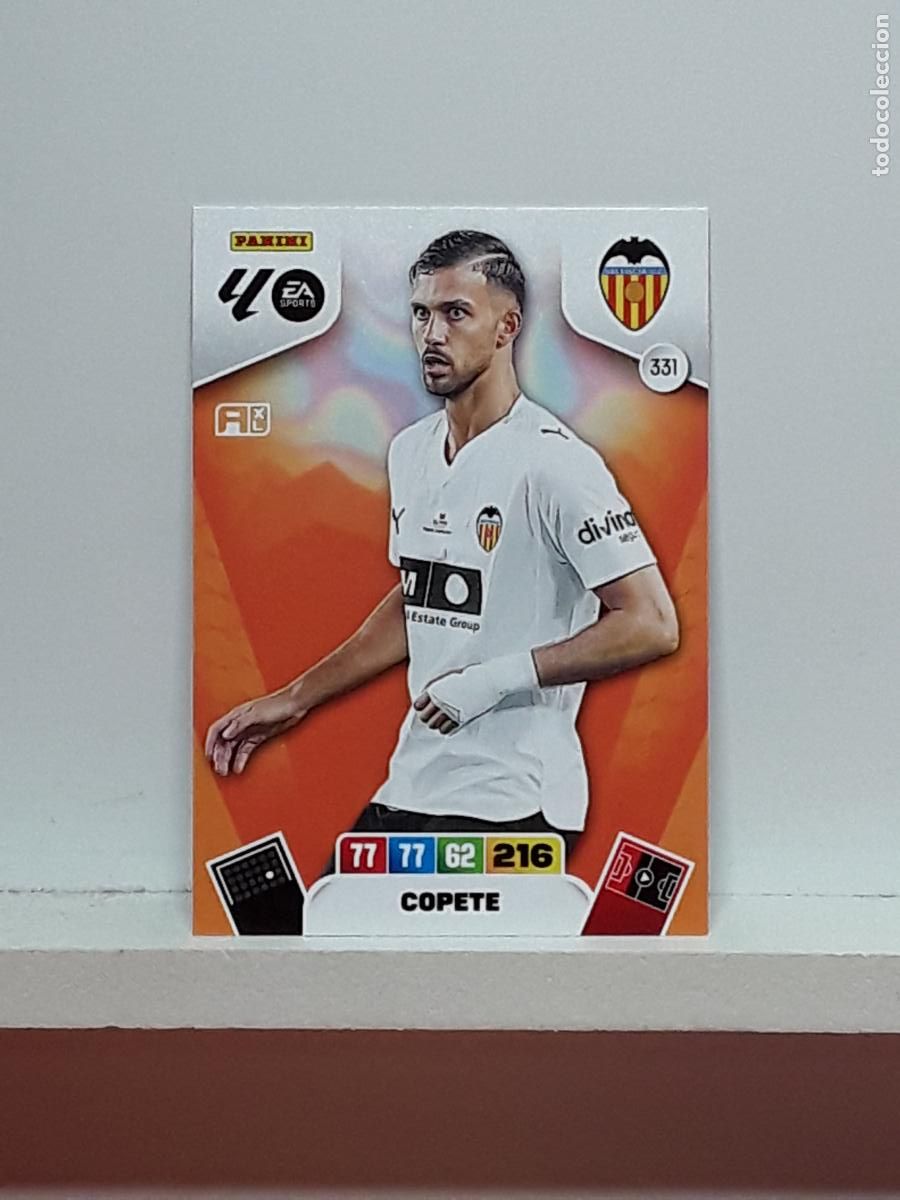 Coleccionismo cromos antiguos: ADRENALYN 2025 2026 25 26 ALBUM PANINI LIGA N 331 VALENCIA COPETE