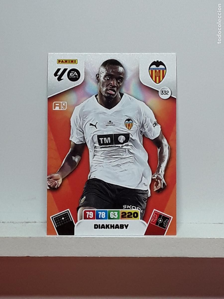 Coleccionismo cromos antiguos: ADRENALYN 2025 2026 25 26 ALBUM PANINI LIGA N 332 VALENCIA DIAKHABY
