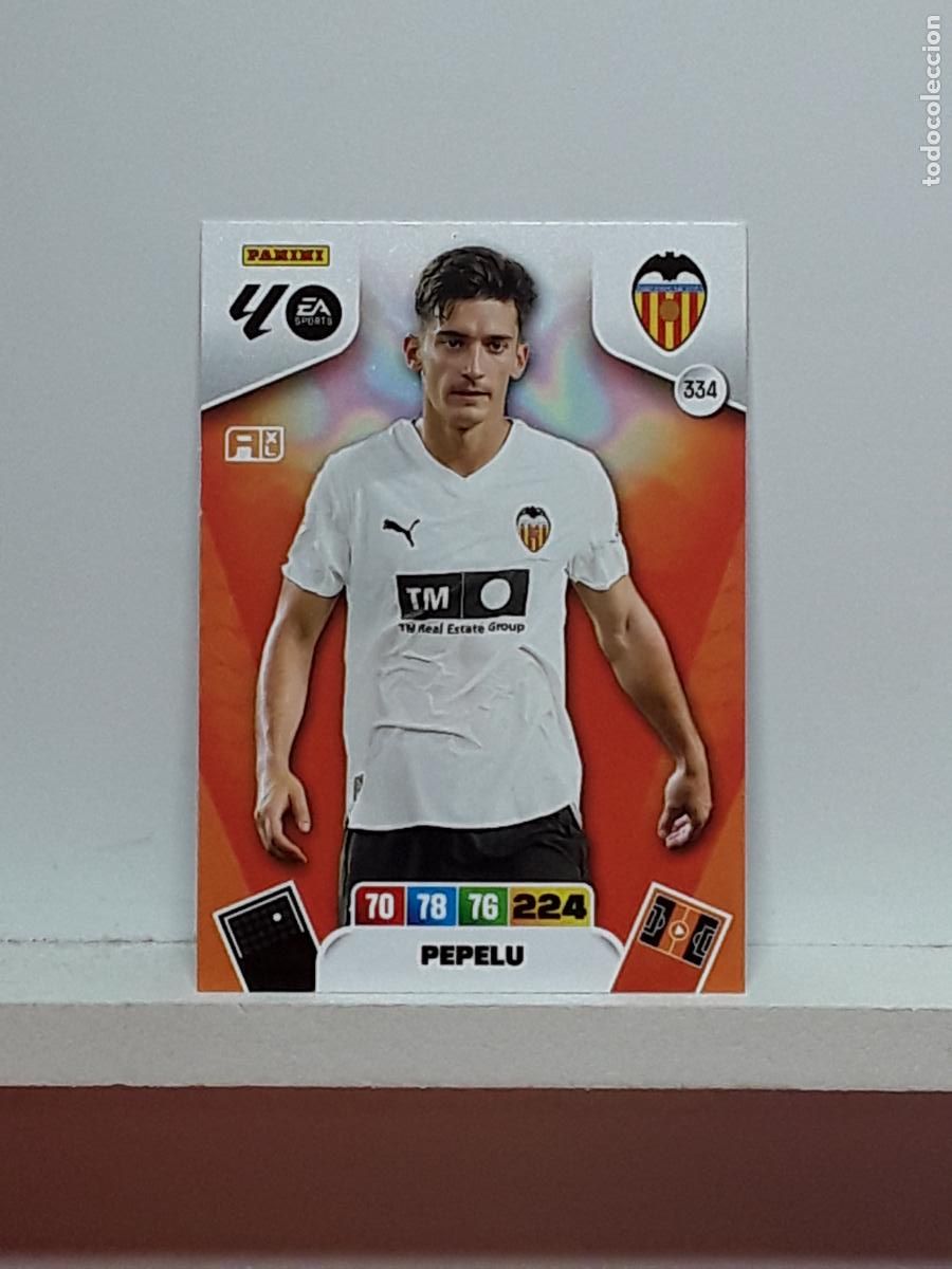 Coleccionismo cromos antiguos: ADRENALYN 2025 2026 25 26 ALBUM PANINI LIGA N 334 VALENCIA PEPELU