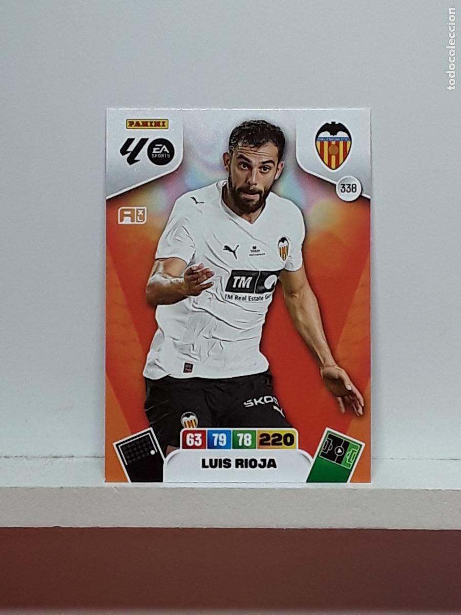 Coleccionismo cromos antiguos: ADRENALYN 2025 2026 25 26 ALBUM PANINI LIGA N 338 VALENCIA LUIS RIOJA