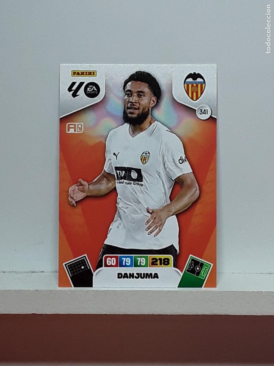 Coleccionismo cromos antiguos: ADRENALYN 2025 2026 25 26 ALBUM PANINI LIGA N 341 VALENCIA DANJUMA