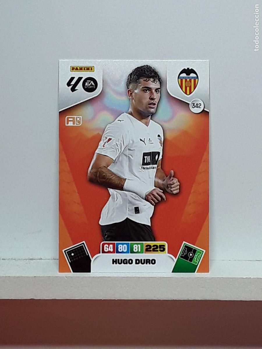Coleccionismo cromos antiguos: ADRENALYN 2025 2026 25 26 ALBUM PANINI LIGA N 342 VALENCIA HUGO DURO