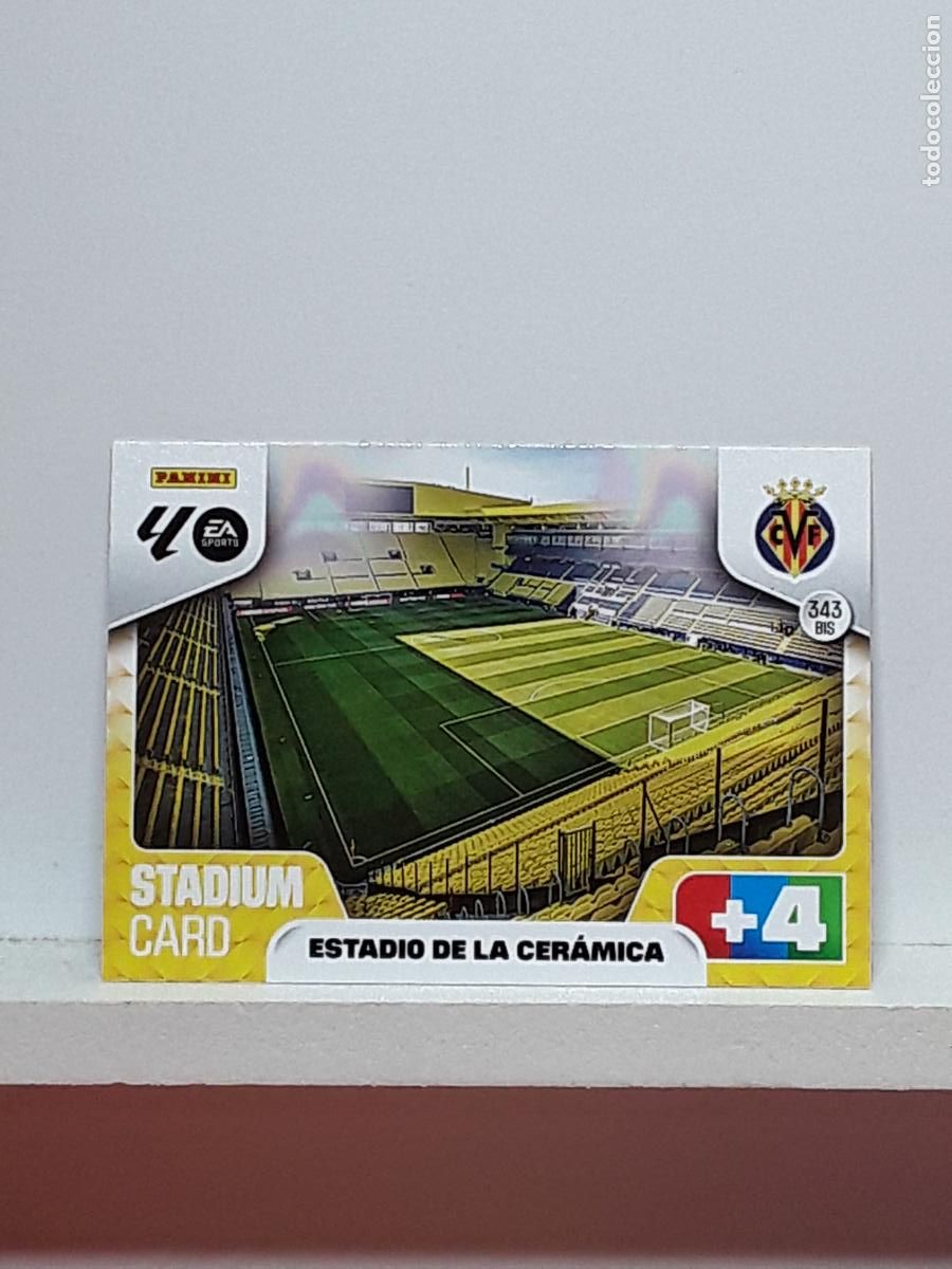 Coleccionismo cromos antiguos: ADRENALYN 2025 2026 25 26 ALBUM PANINI LIGA N 344 VILLARREAL ESTADIO DE LA CERAMICA