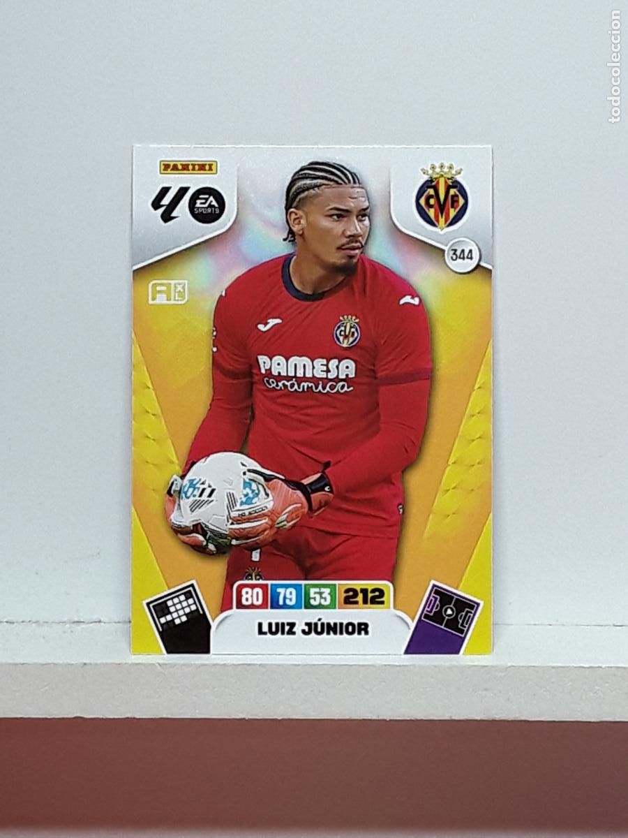 Coleccionismo cromos antiguos: ADRENALYN 2025 2026 25 26 ALBUM PANINI LIGA N 344 VILLARREAL LUIZ JUNIOR