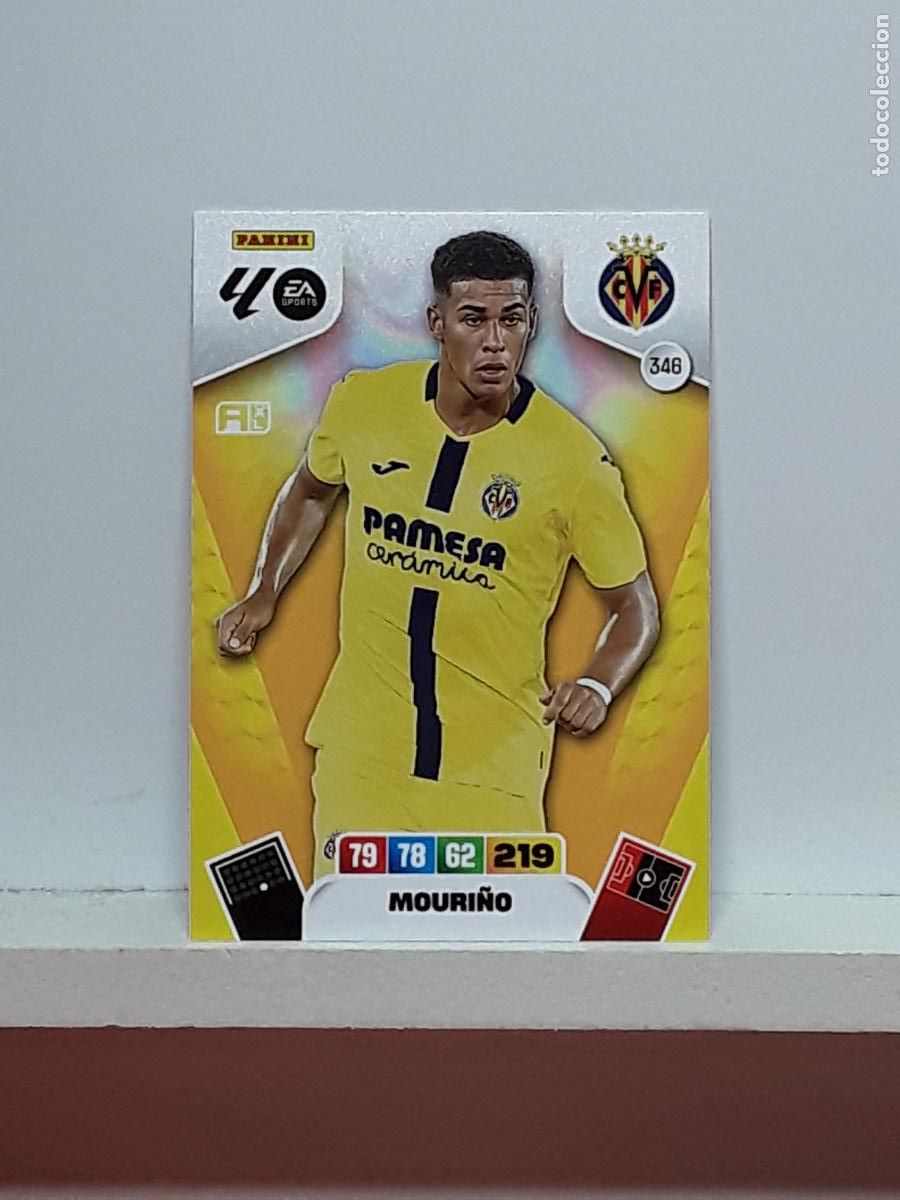 Coleccionismo cromos antiguos: ADRENALYN 2025 2026 25 26 ALBUM PANINI LIGA N 346 VILLARREAL MOURI&Ntilde;O