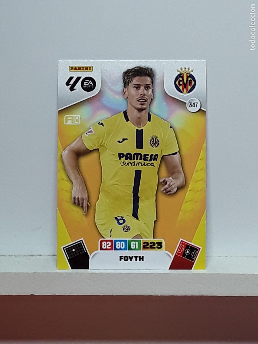 Coleccionismo cromos antiguos: ADRENALYN 2025 2026 25 26 ALBUM PANINI LIGA N 347 VILLARREAL FOYTH