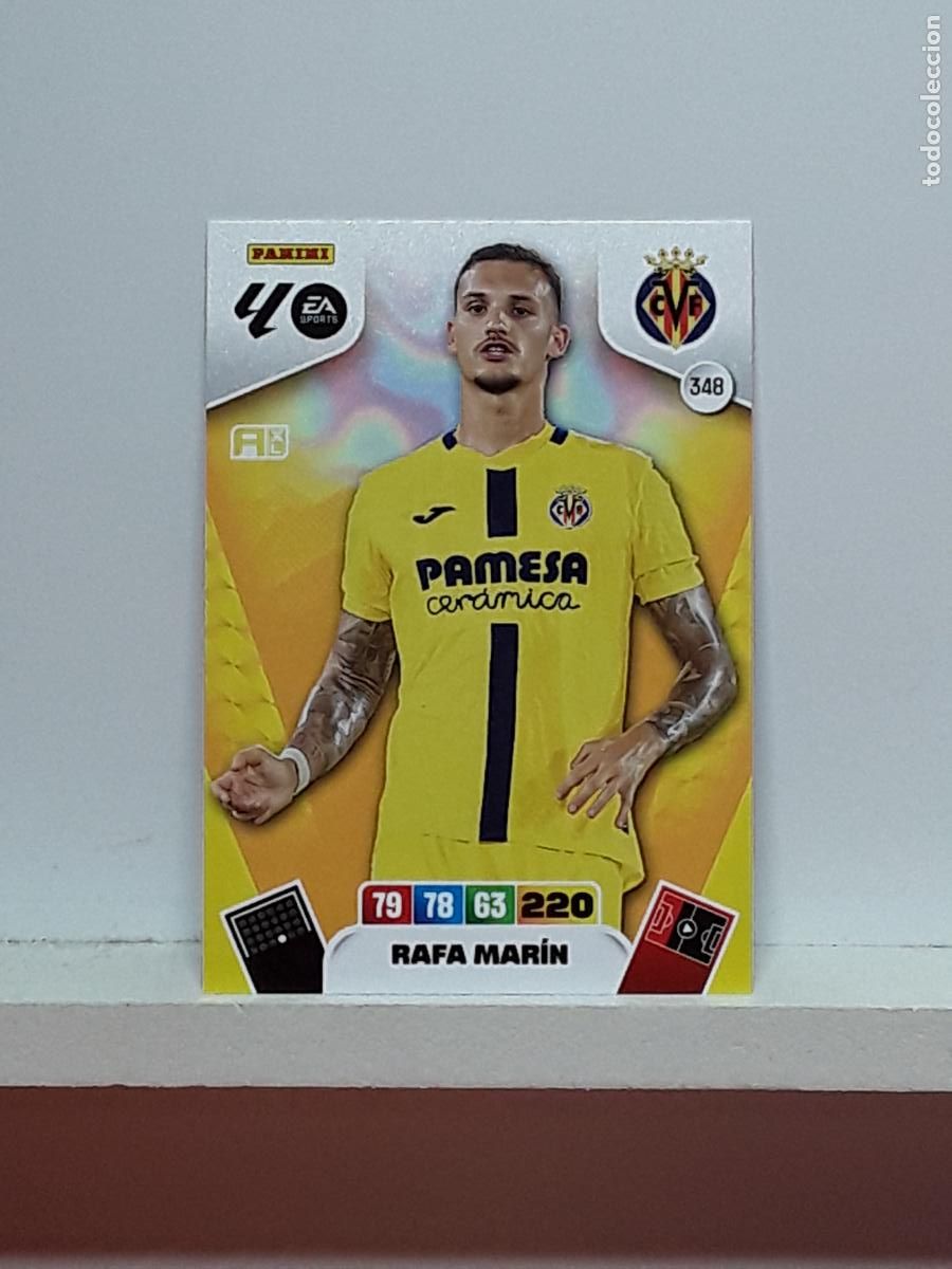Coleccionismo cromos antiguos: ADRENALYN 2025 2026 25 26 ALBUM PANINI LIGA N 348 VILLARREAL RAFA MARIN