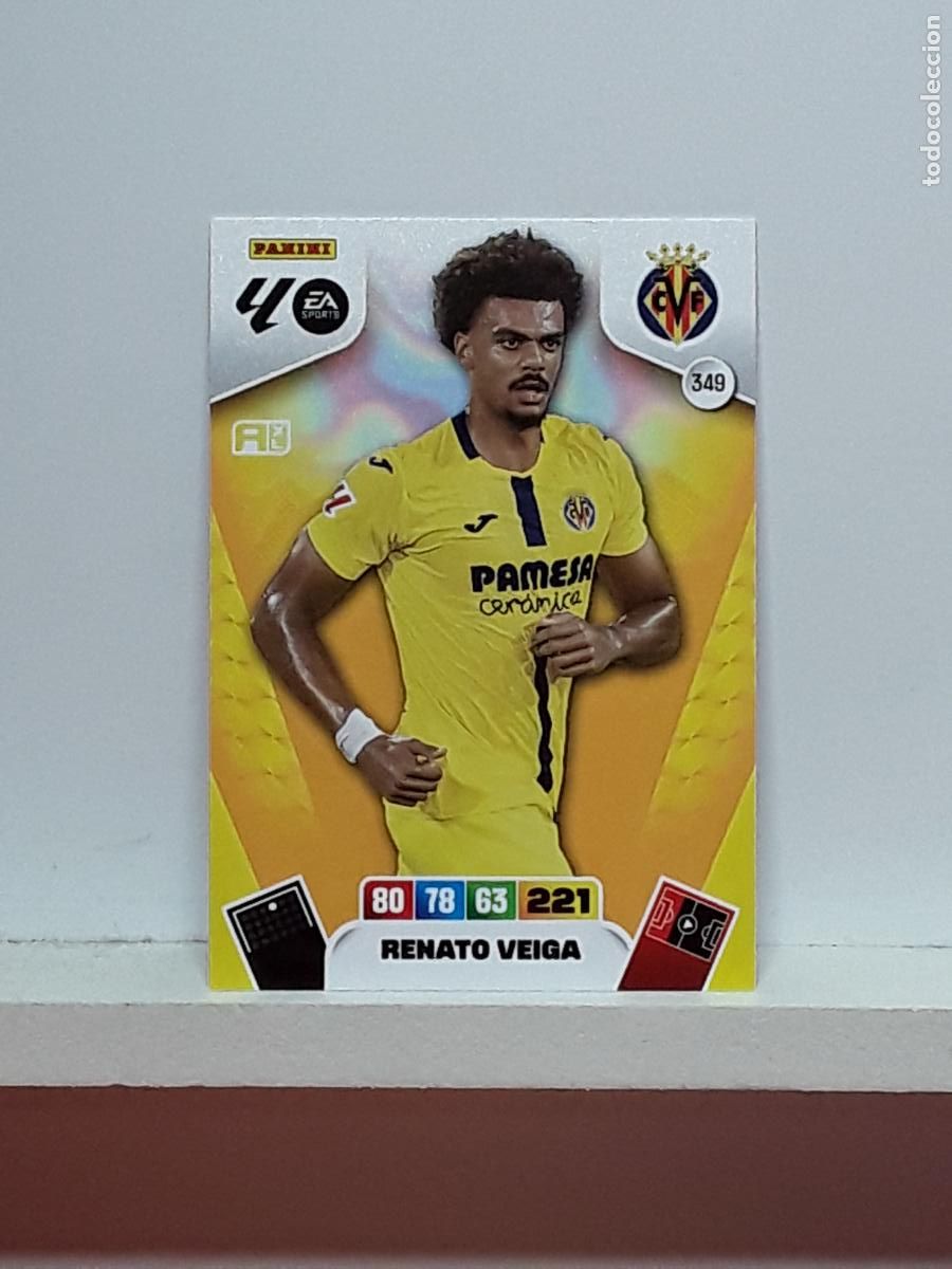 Coleccionismo cromos antiguos: ADRENALYN 2025 2026 25 26 ALBUM PANINI LIGA N 349 VILLARREAL RENATO VEIGA