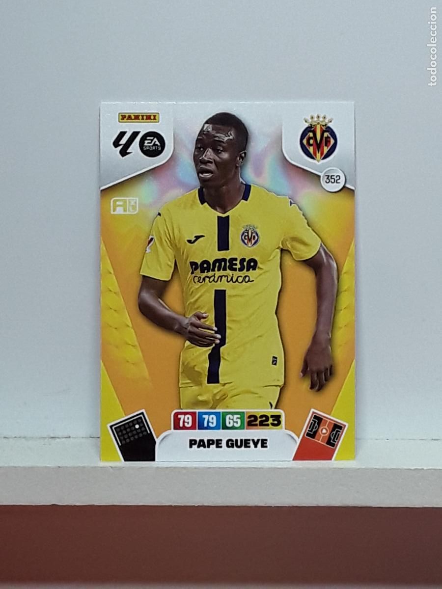 Coleccionismo cromos antiguos: ADRENALYN 2025 2026 25 26 ALBUM PANINI LIGA N 352 VILLARREAL PAPE GUEYE