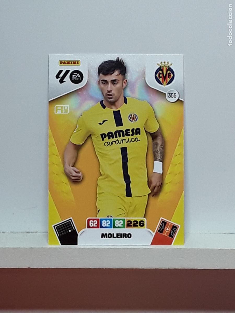 Coleccionismo cromos antiguos: ADRENALYN 2025 2026 25 26 ALBUM PANINI LIGA N 355 VILLARREAL MOLEIRO