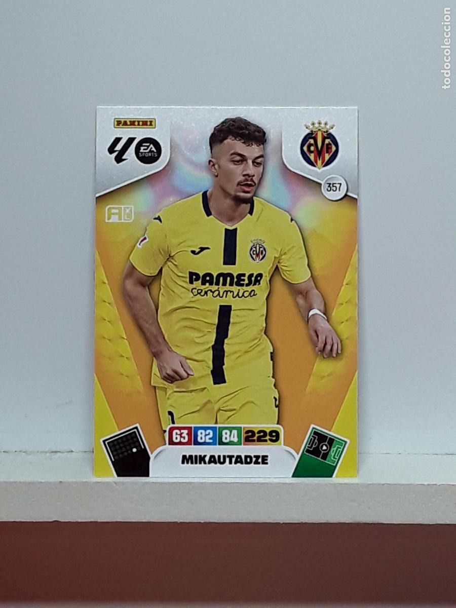 Coleccionismo cromos antiguos: ADRENALYN 2025 2026 25 26 ALBUM PANINI LIGA N 357 VILLARREAL MIKAUTADZE