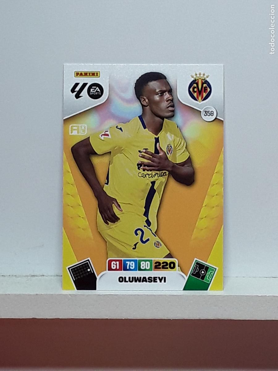 Coleccionismo cromos antiguos: ADRENALYN 2025 2026 25 26 ALBUM PANINI LIGA N 359 VILLARREAL OLUWASEYI
