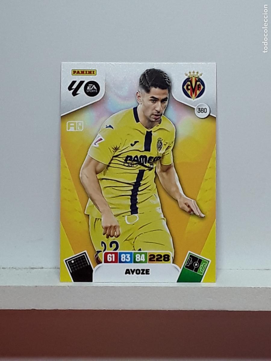 Coleccionismo cromos antiguos: ADRENALYN 2025 2026 25 26 ALBUM PANINI LIGA N 360 VILLARREAL AYOZE