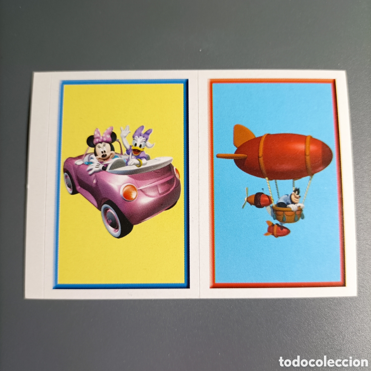 Coleccionismo cromos antiguos: STICKER PANINI 2014. JUEGA Y APRENDE DE DISNEY JUNIOR. №61 a b