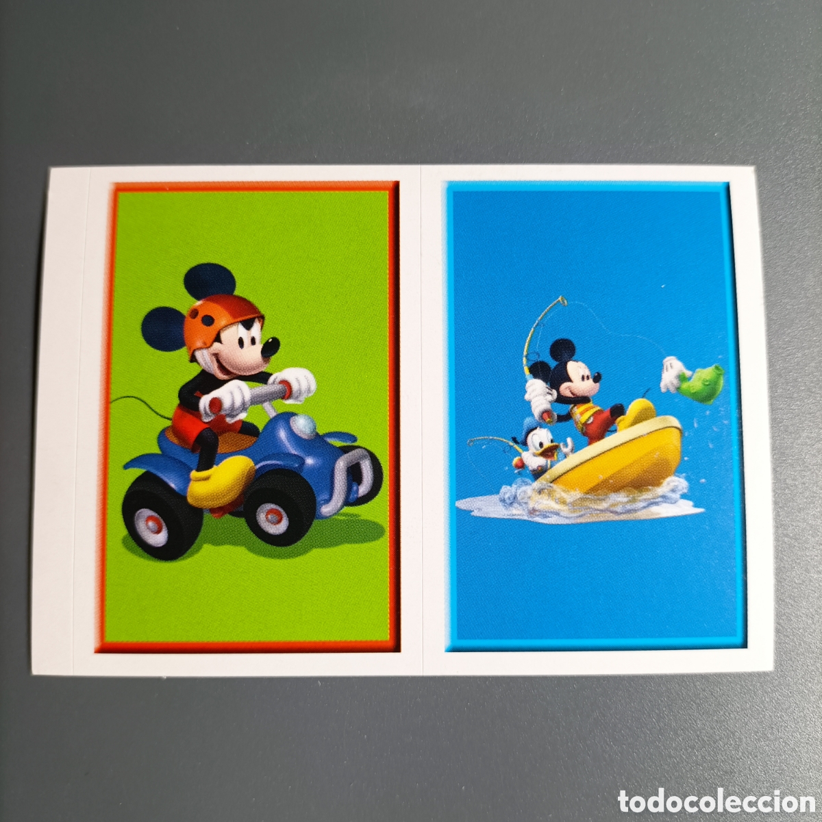 Coleccionismo cromos antiguos: STICKER PANINI 2014. JUEGA Y APRENDE DE DISNEY JUNIOR. №62 a b
