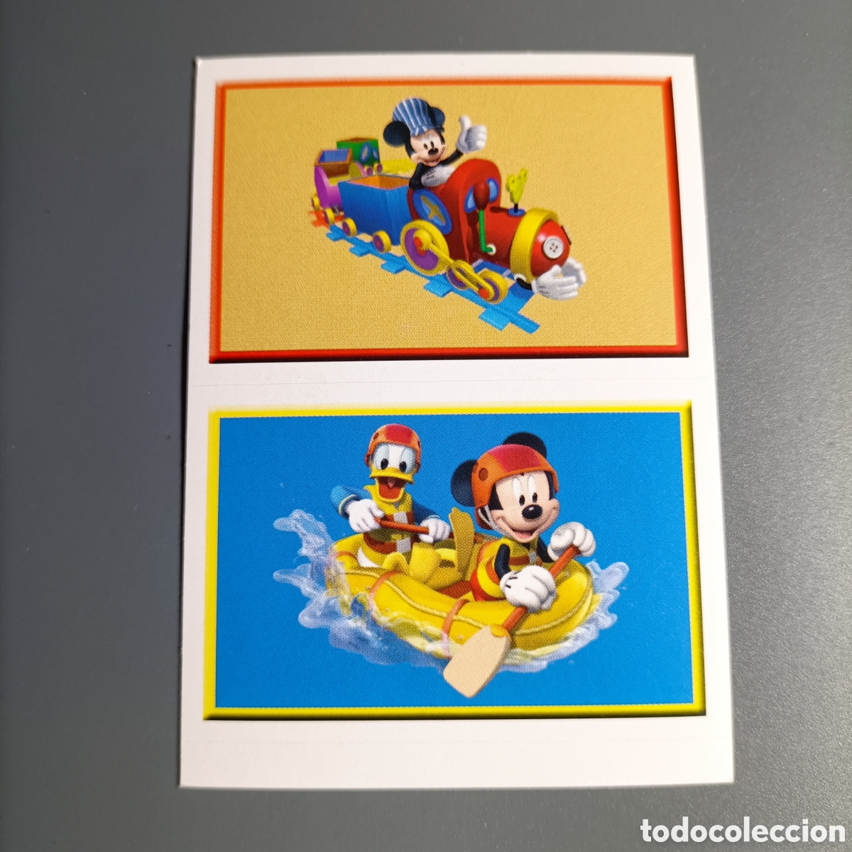 Coleccionismo cromos antiguos: STICKER PANINI 2014. JUEGA Y APRENDE DE DISNEY JUNIOR. №63 a b