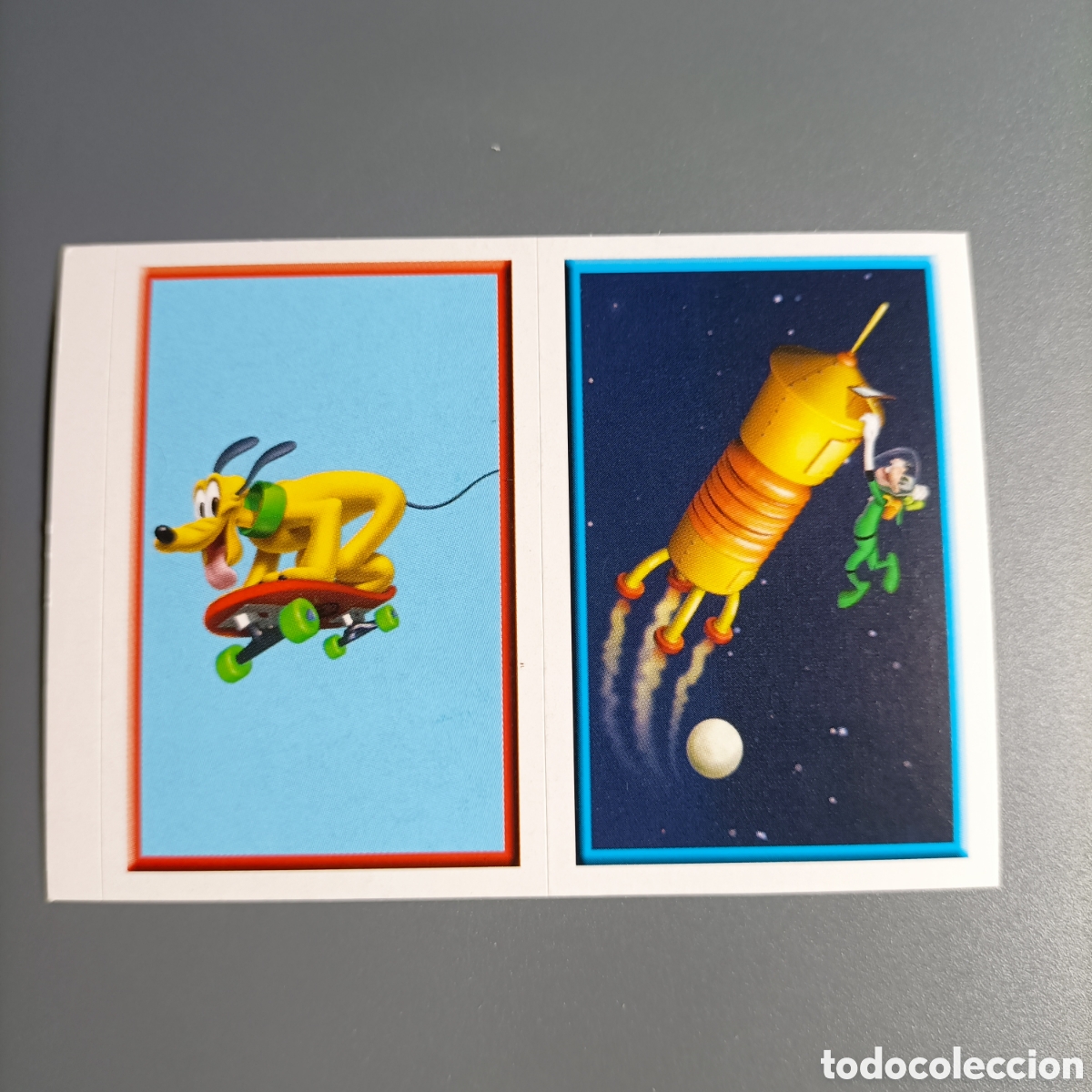 Coleccionismo cromos antiguos: STICKER PANINI 2014. JUEGA Y APRENDE DE DISNEY JUNIOR. №64 a b