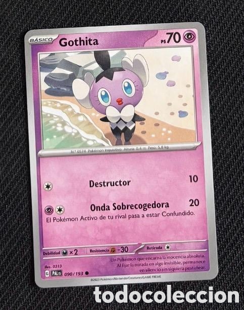 Coleccionismo cromos antiguos: 090/193 Gothita Carta POKEMON TCG