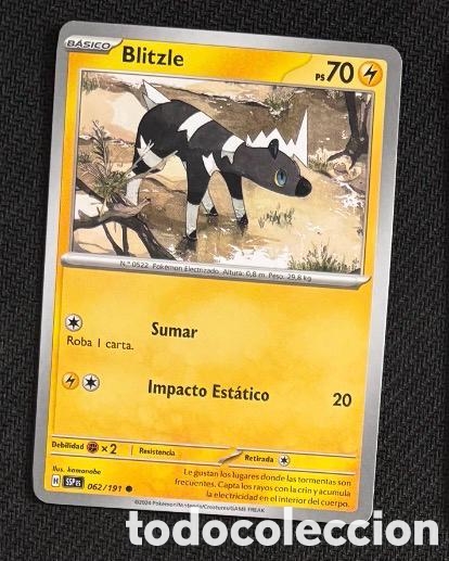 Coleccionismo cromos antiguos: 062/191 Blitzle Carta POKEMON TCG