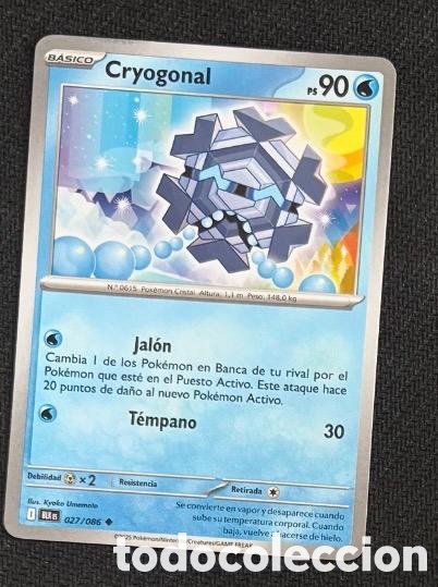 Collectable Antique Stickers: 027/086 Kryogonal Carta POKEMON TCG