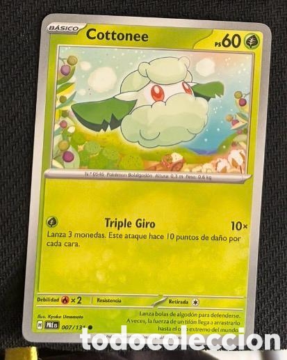 Sammeln alte Sammelbilder: 007/131 Cottonee Carta POKEMON TCG