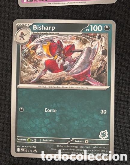 Coleccionismo cromos antiguos: 112 Bisharp Carta POKEMON TCG
